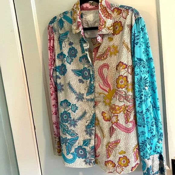 Cino Sundance Flying Peacock Shirt Large - Picture 2 of 6